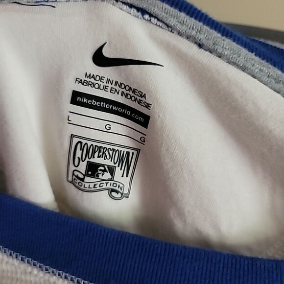 Nike Chicago Cubs Cooperston Collection Waffle Baseball Long Sleeve Shirt Mens L - Picture 2 of 13